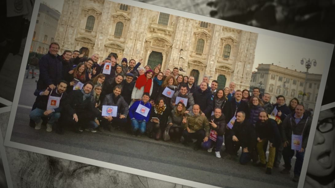 Caccia al Tesoro con iPad per team building interattivi 2.0 city game da Vinci Codex Leonardo secrets team Burger King