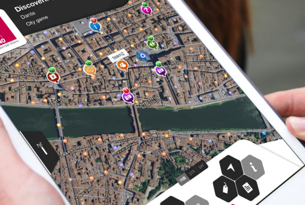 Caccia al Tesoro con iPad per team building interattivi 2.0 mappa tablet