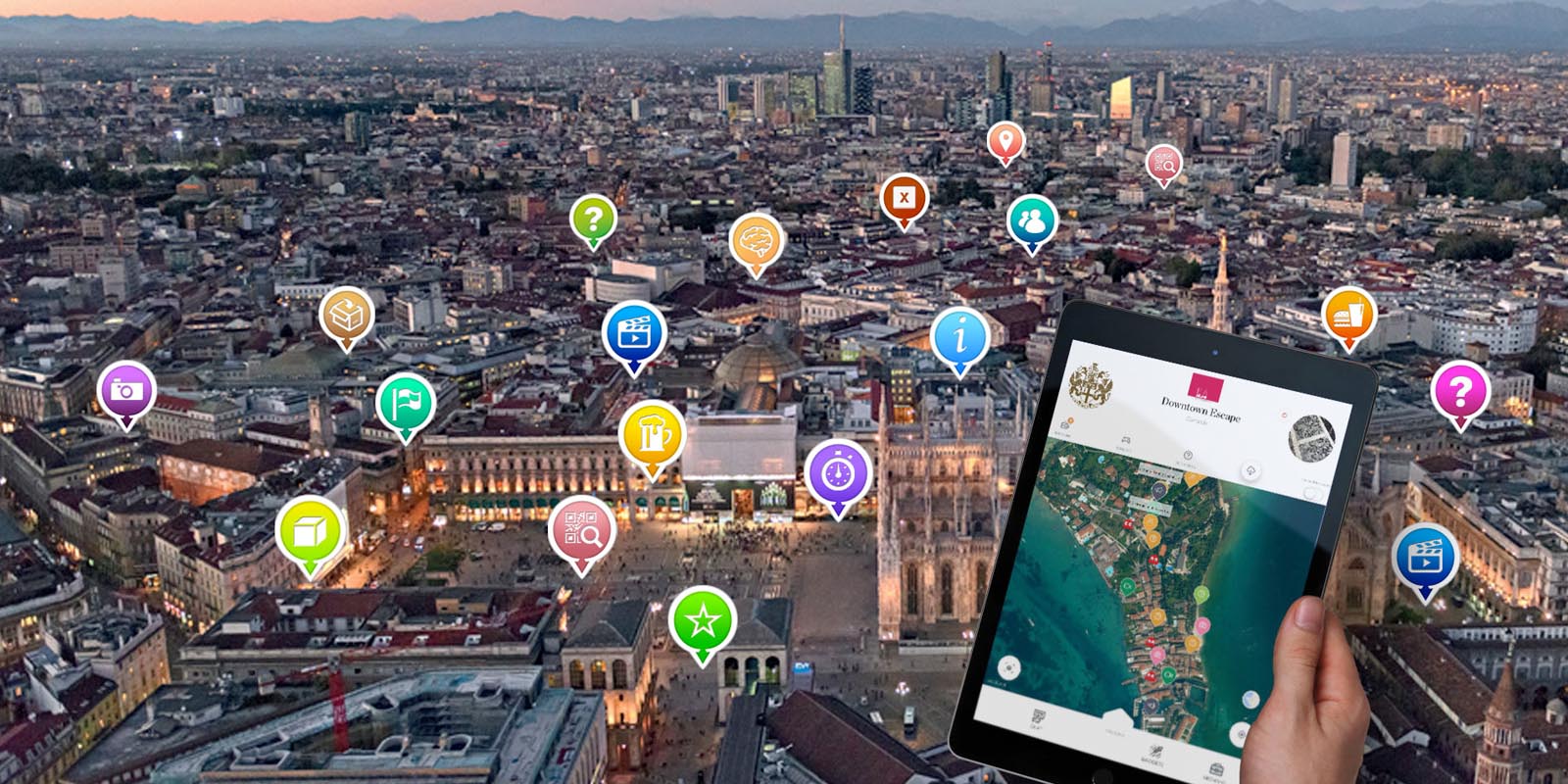 Caccia al tesoro con iPad - Eventi Aziendali Milano